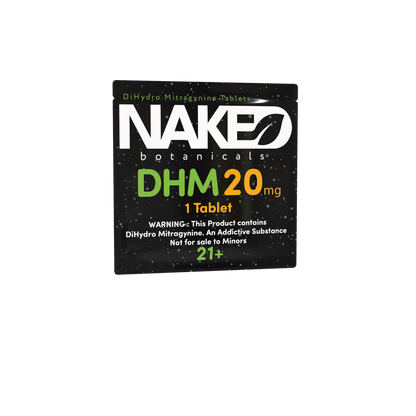 Naked DHM (Di-Hydro Mitragynine) 20mg Tablets