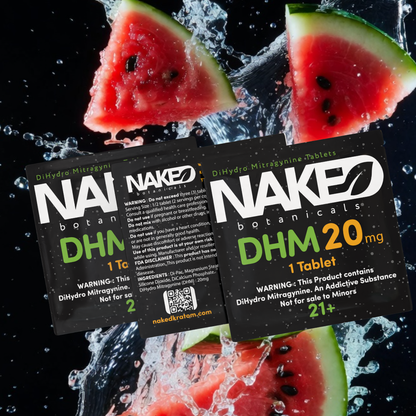 Naked DHM (Di-Hydro Mitragynine) 20mg Tablets