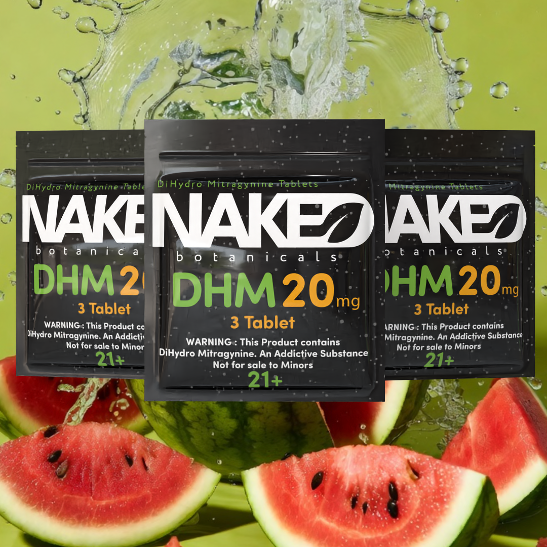 Naked DHM (Di-Hydro Mitragynine) 20mg Tablets