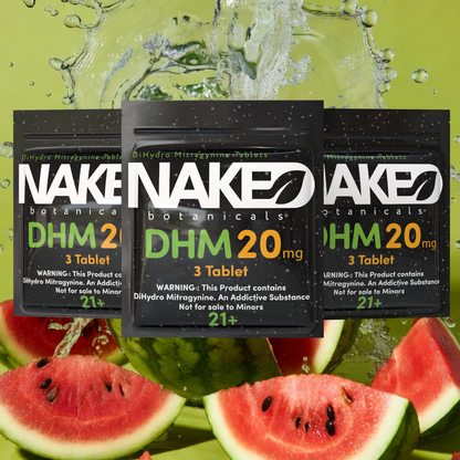 Naked DHM (Di-Hydro Mitragynine) 20mg Tablets