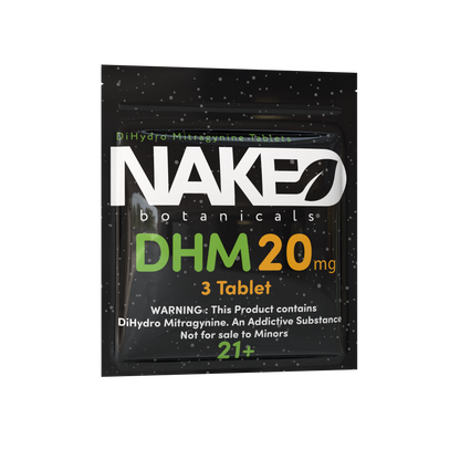 Naked DHM (Di-Hydro Mitragynine) 20mg Tablets