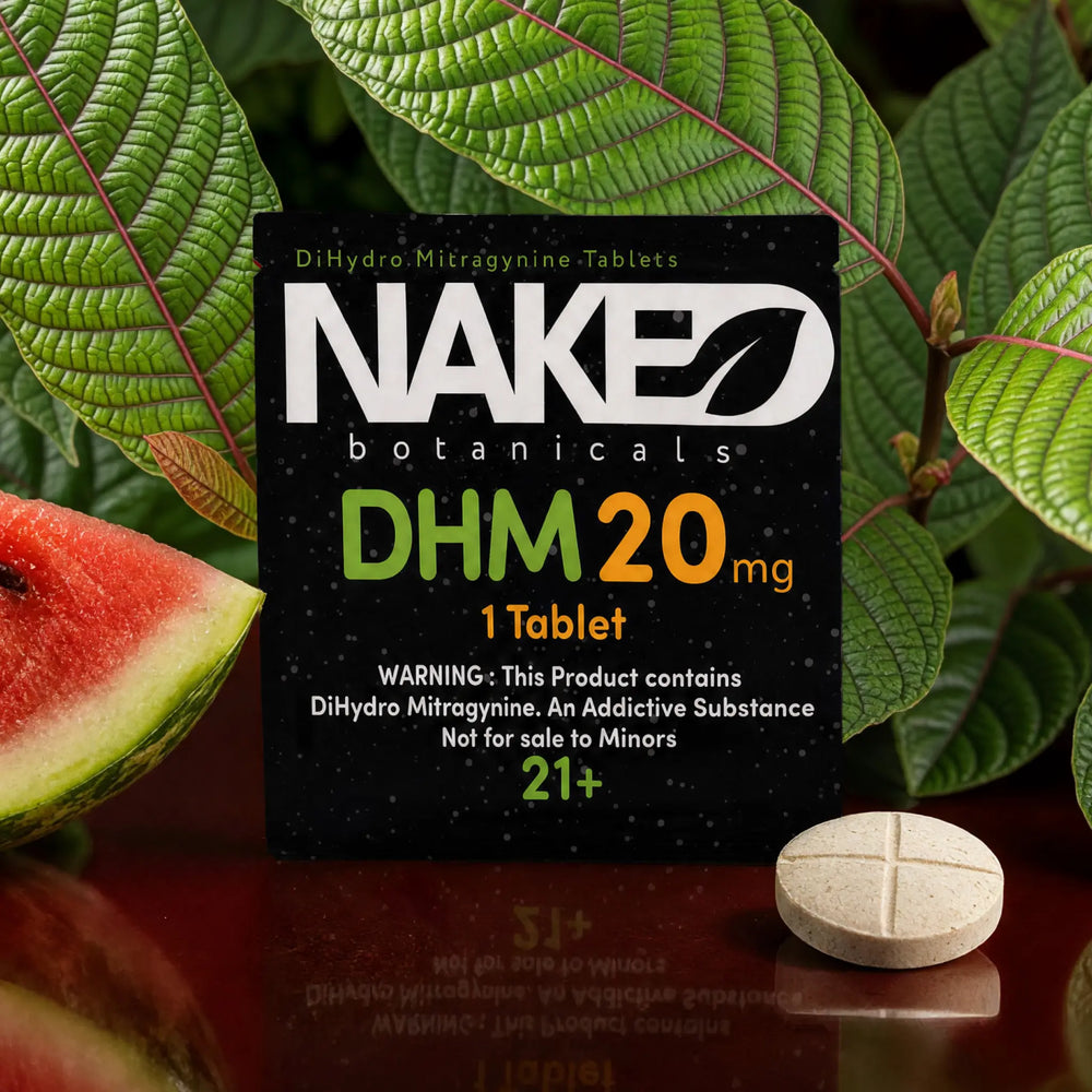 Naked DHM (Di-Hydro Mitragynine) 20mg Tablets